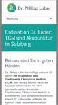 Mobile Screenshot of dr-laber.at